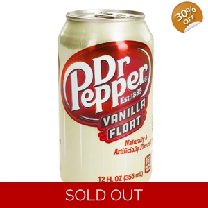 Dr Pepper Vanilla Float Soda 355ml Can - Limited Edition